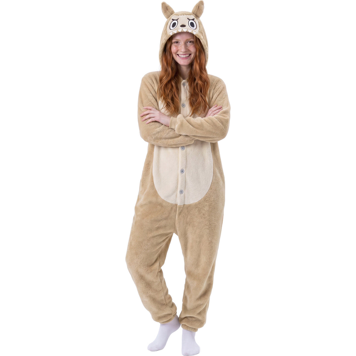 Op deze afbeelding zie je een Kostuums, van het merk Guirca. Super Comfy Lulu Monster Beige Vrouw Kostuum