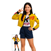 Op deze afbeelding zie je een Kostuums, van het merk Guirca. K Pop Star Rumi Vrouw Kostuum