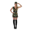 Sexy Camouflage Sergeant Damenkostüm