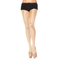 Halbtransparente Strumpfhose Weiß (Plus Size)