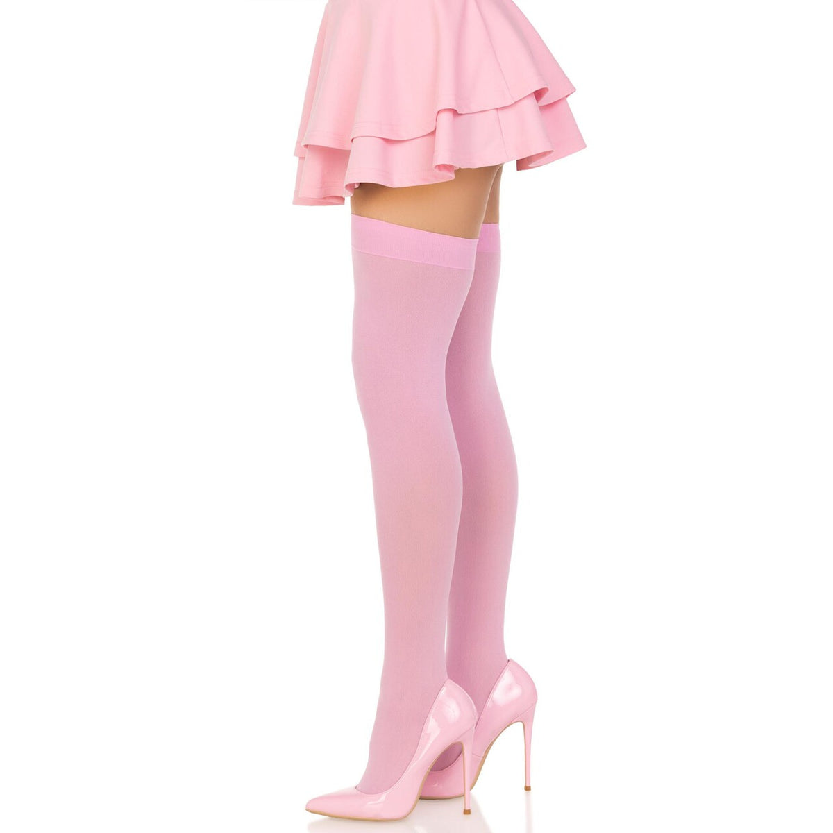 Op deze afbeelding zie je een Accessoires, van het merk Leg Avenue. Sweet Roze Kousen