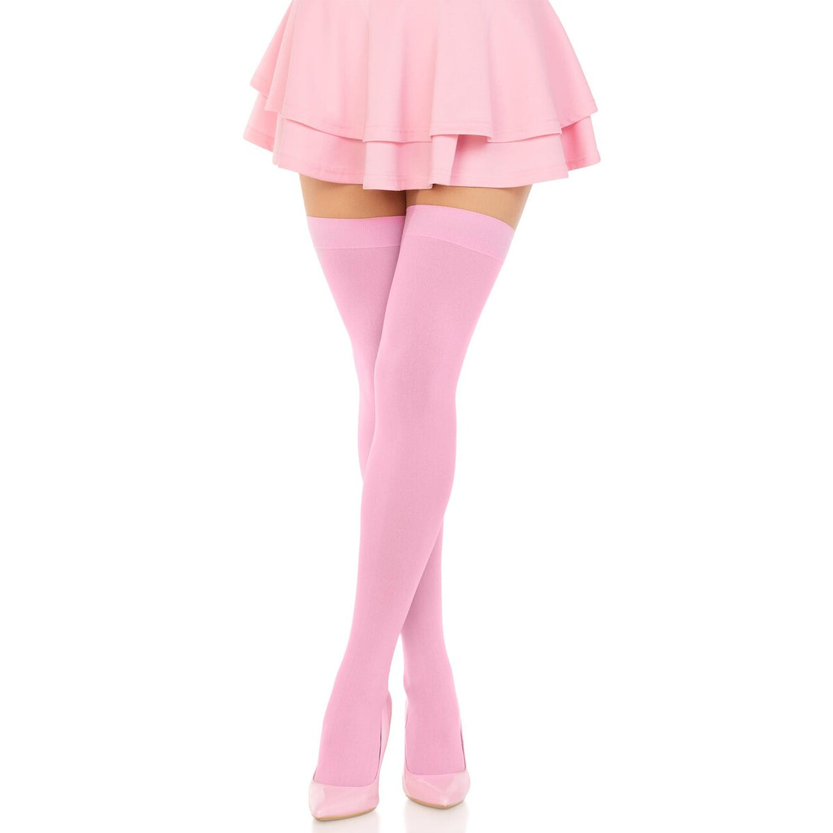 Op deze afbeelding zie je een Accessoires, van het merk Leg Avenue. Sweet Roze Kousen
