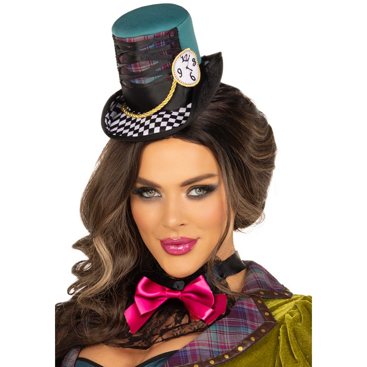 Op deze afbeelding zie je een Kostuums, van het merk Leg Avenue. Policolor Mad Hatter Psychedelic Jurk Vrouw