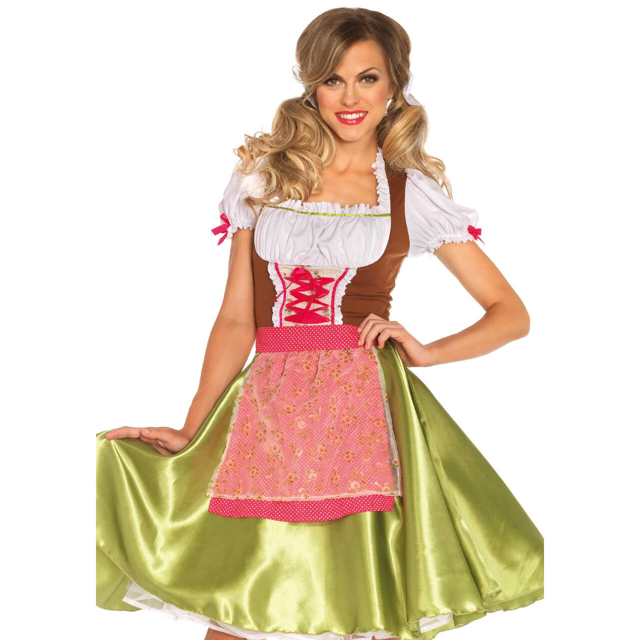 Op deze afbeelding zie je een Kostuums, van het merk Leg Avenue. Frau Greta Duitse Dirndl Vrouw Kostuum