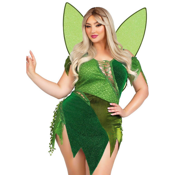 Naturschöne Waldfee Plus Size Damenkostüm – Feestkleding365
