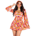 Hippie-Chick Gesamtoutfit Damenkostüm