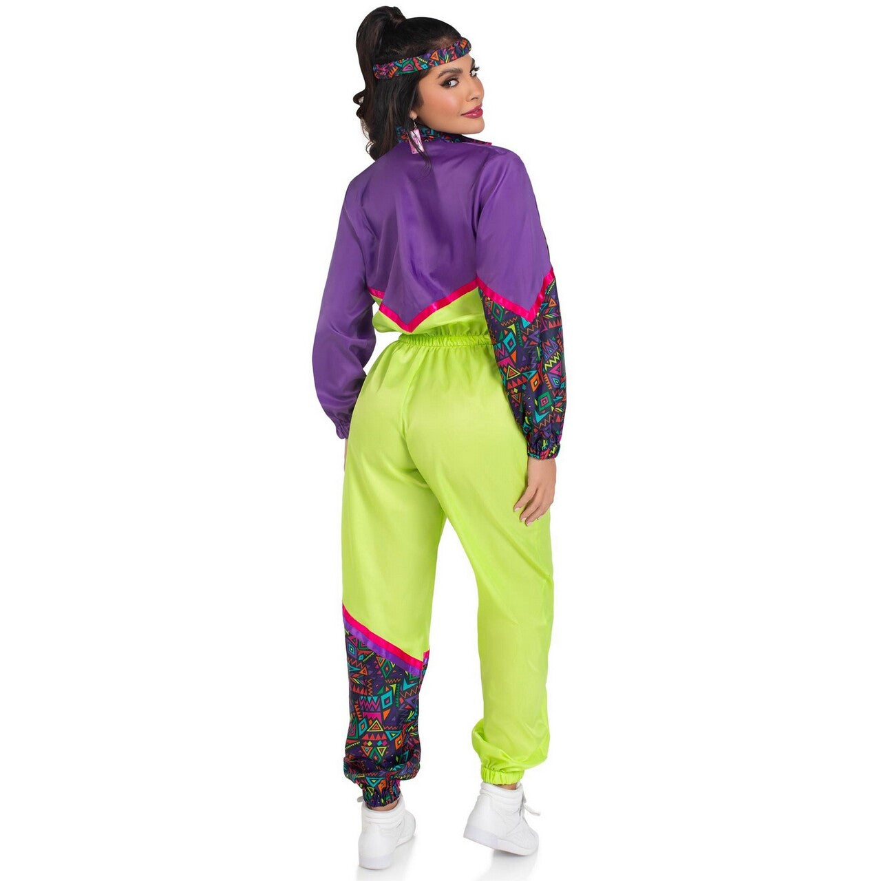 Op deze afbeelding zie je een Kostuums, van het merk Leg Avenue. Skipak Super 80s Tracksuit Vrouw Kostuum