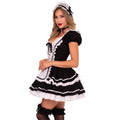 Dienstmädchen Flirt Kleid Damen