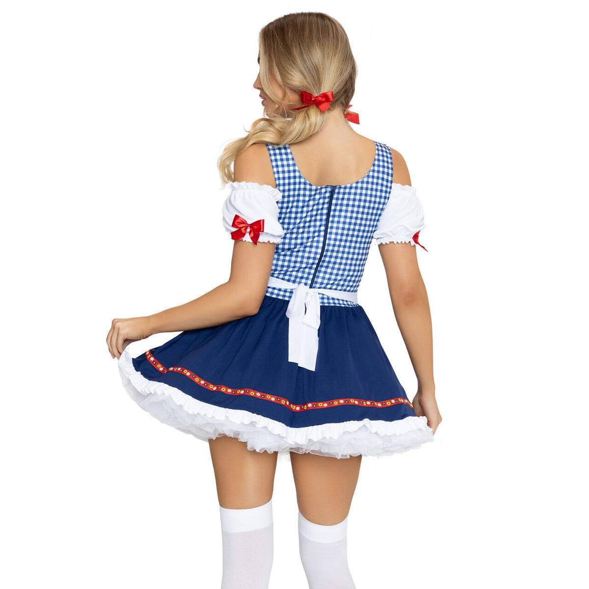 Op deze afbeelding zie je een Kostuums, van het merk Leg Avenue. Oktoberfest Cutie Apron Dress Vrouw