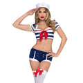 Pin-Up Matrosentop Und Shorts Damen