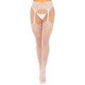 Sexy Strumpfhose Mit Strumpfhalter Design Weiß