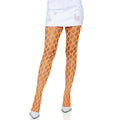 Große Löcher Fishnet Orange