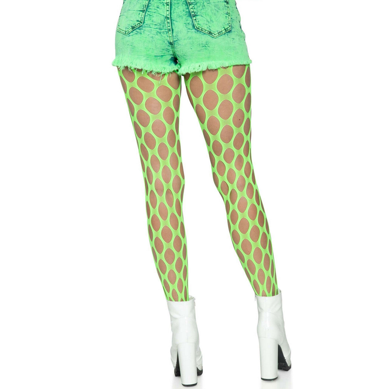 Op deze afbeelding zie je een Accessoires, van het merk Leg Avenue. Grote Gaten Visnet Groen