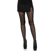 Op deze afbeelding zie je een Accessoires, van het merk Leg Avenue. Wilde Luipaard Print Visnet Panty