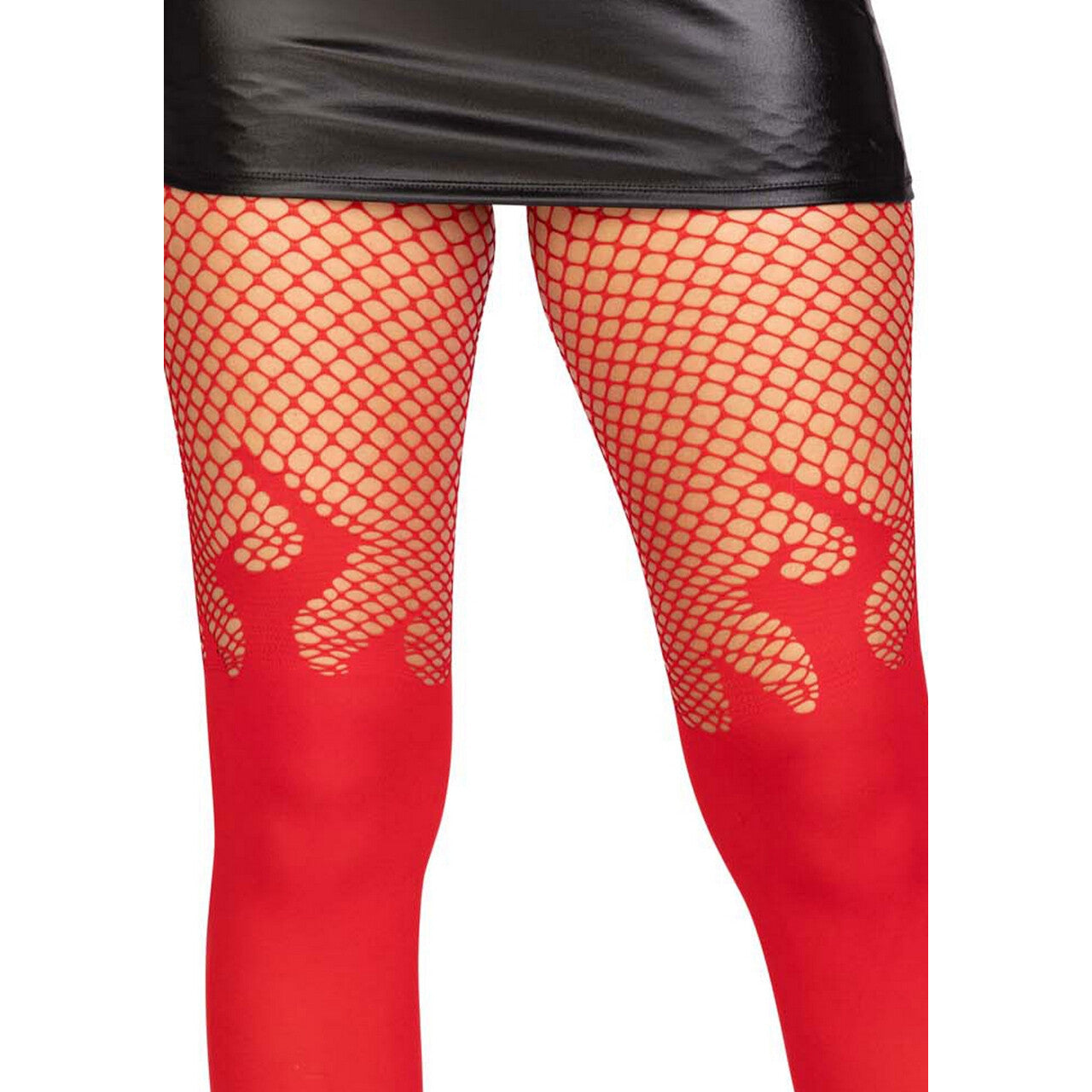 Op deze afbeelding zie je een Accessoires, van het merk Leg Avenue. Panty From Hell Flaming Red
