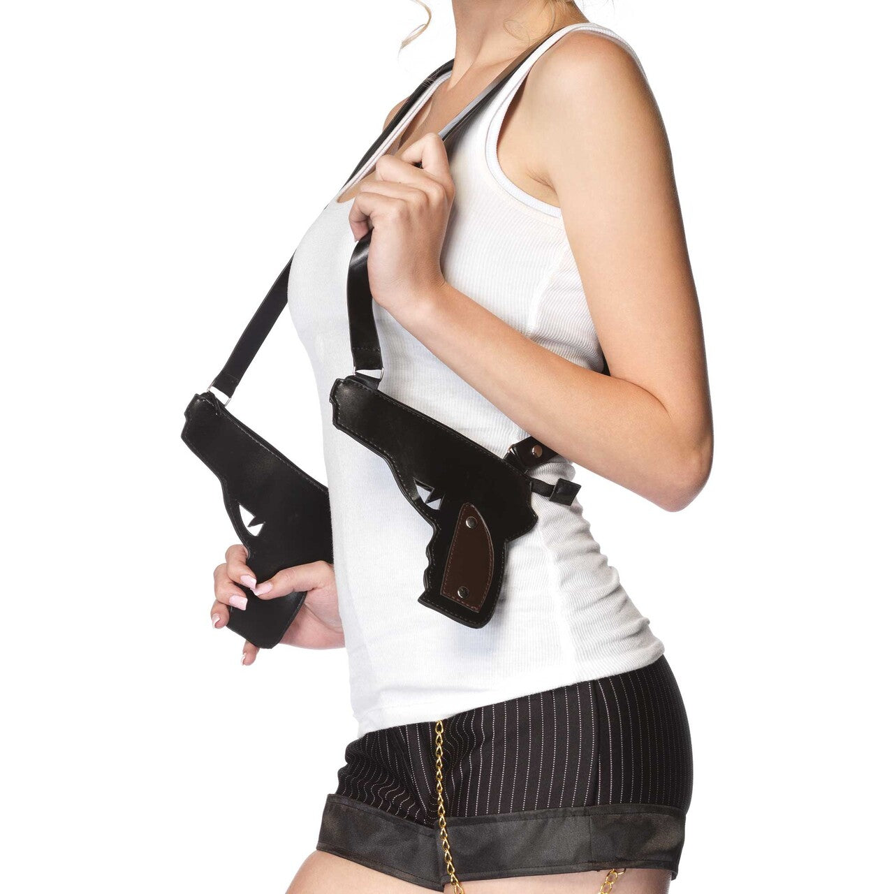 Op deze afbeelding zie je een Accessoires, van het merk Leg Avenue. Pistolen Schouder Holster