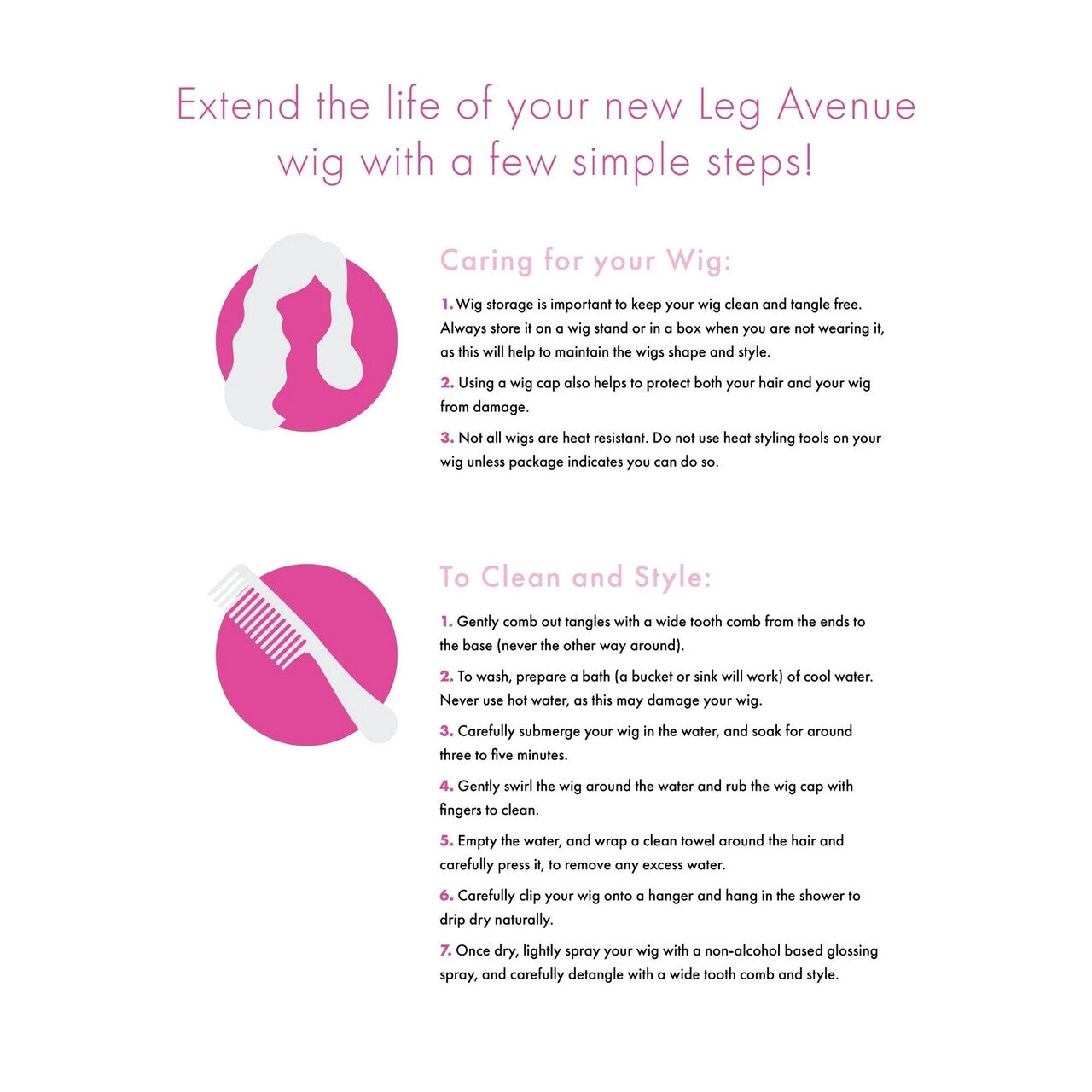 Op deze afbeelding zie je een Accessoires, van het merk Leg Avenue. Brown Sugar Curly Shirley