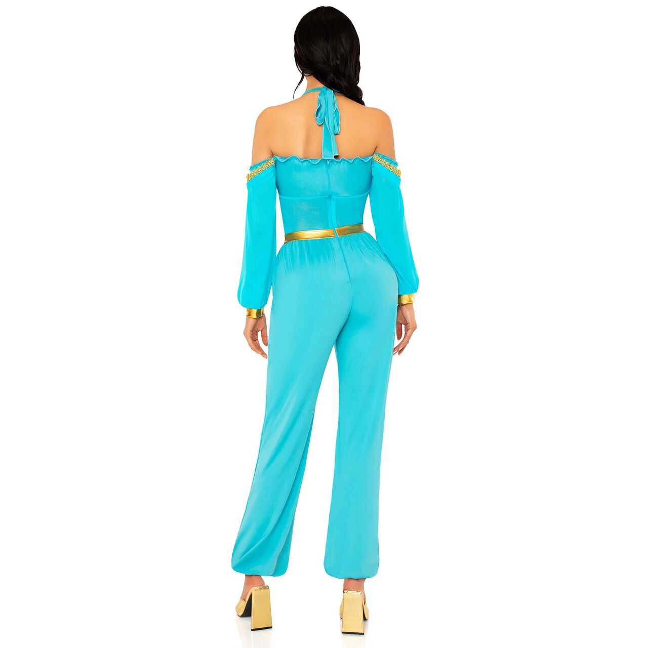 Op deze afbeelding zie je een Kostuums, van het merk Leg Avenue. Desert Princess Halter Jumpsuit Vrouw Kostuum