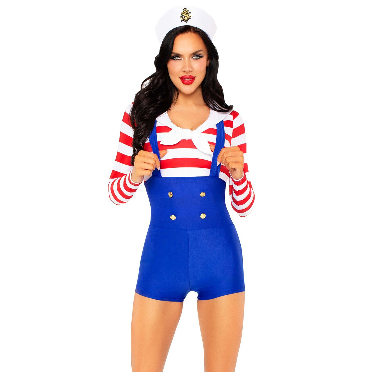 Op deze afbeelding zie je een Kostuums, van het merk Leg Avenue. Sailor Sweetie Costume Vrouw Kostuum