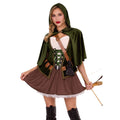Mutige Lady Robin Hood Kleid Damen