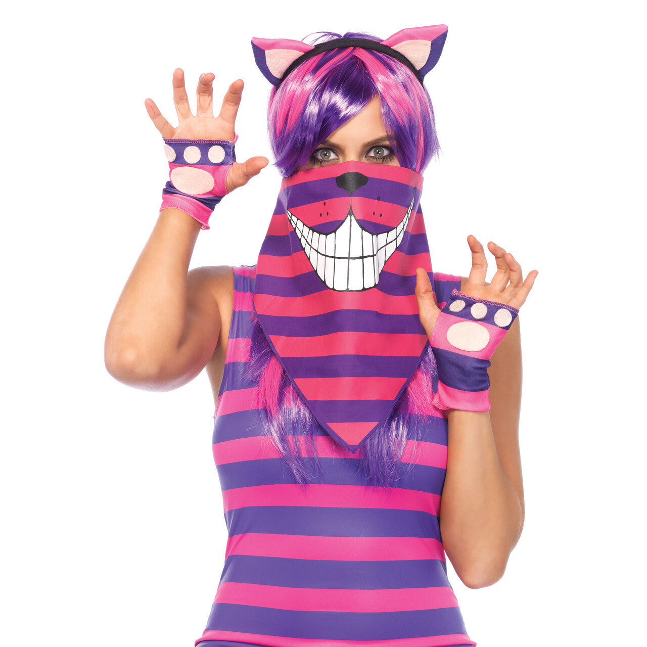 Op deze afbeelding zie je een Accessoires, van het merk Leg Avenue. Cheshire Kat Bandana