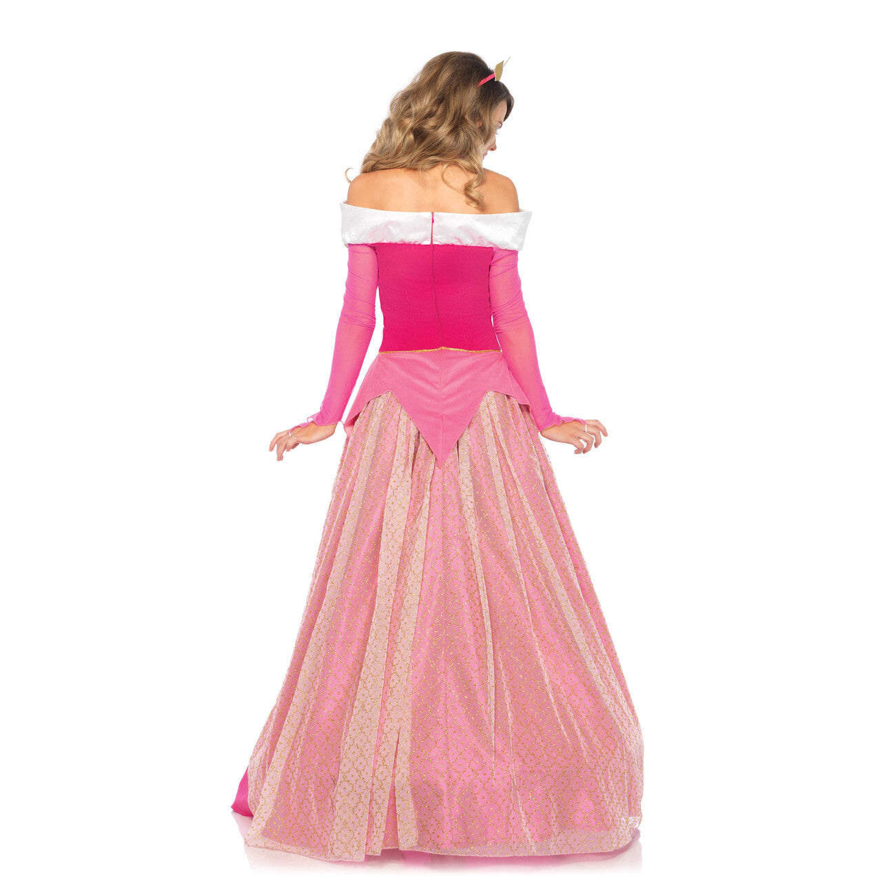 Op deze afbeelding zie je een Kostuums, van het merk Leg Avenue. Prinses Aurora Lange Roze Jurk Vrouw