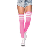 Op deze afbeelding zie je een Accessoires, van het merk Leg Avenue. Atleet Kousen Lekker Hoog Roze