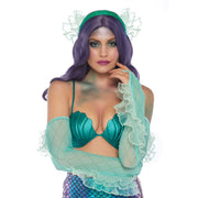 Op deze afbeelding zie je een Accessoires, van het merk Leg Avenue. Zeemeermin Set Turquoise