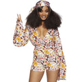 Boogie Down Babe Hippie Damenkostüm