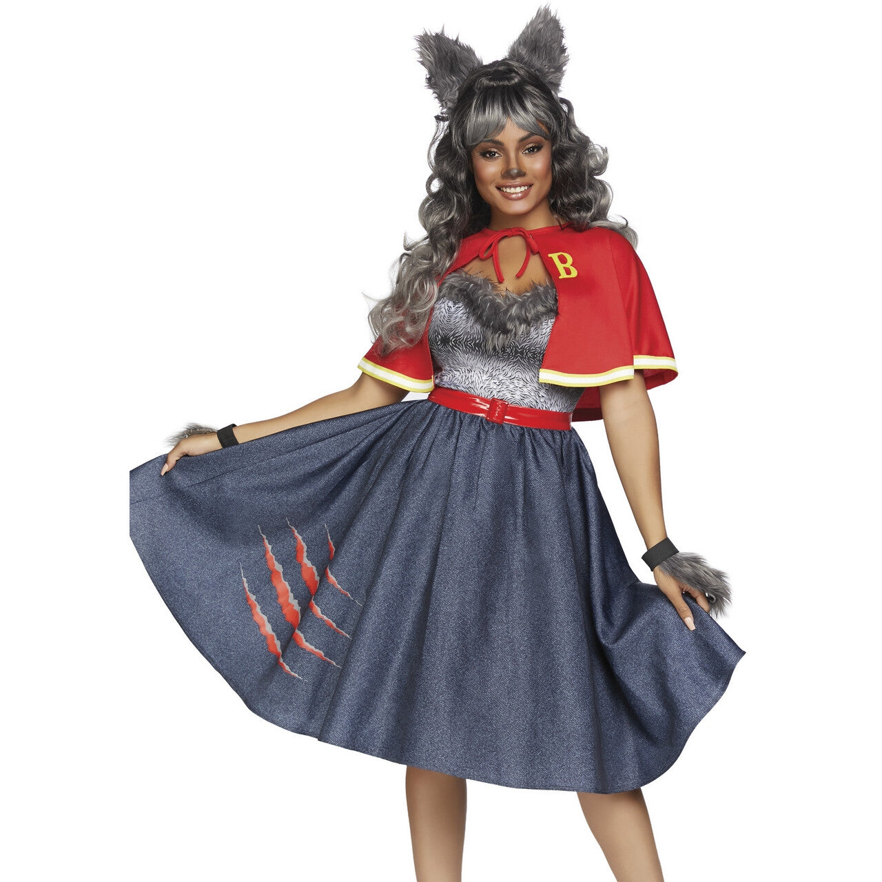 Op deze afbeelding zie je een Kostuums, van het merk Leg Avenue. Charmante Teen Wolf Halloween Weerwolf Vrouw Kostuum