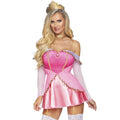 Sexy Rosa Short Dress Prinzessin Sauberer Schlafender Stern Damen
