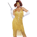 Glenda Gut Wie Gold Charleston Flapper Damenkostüm