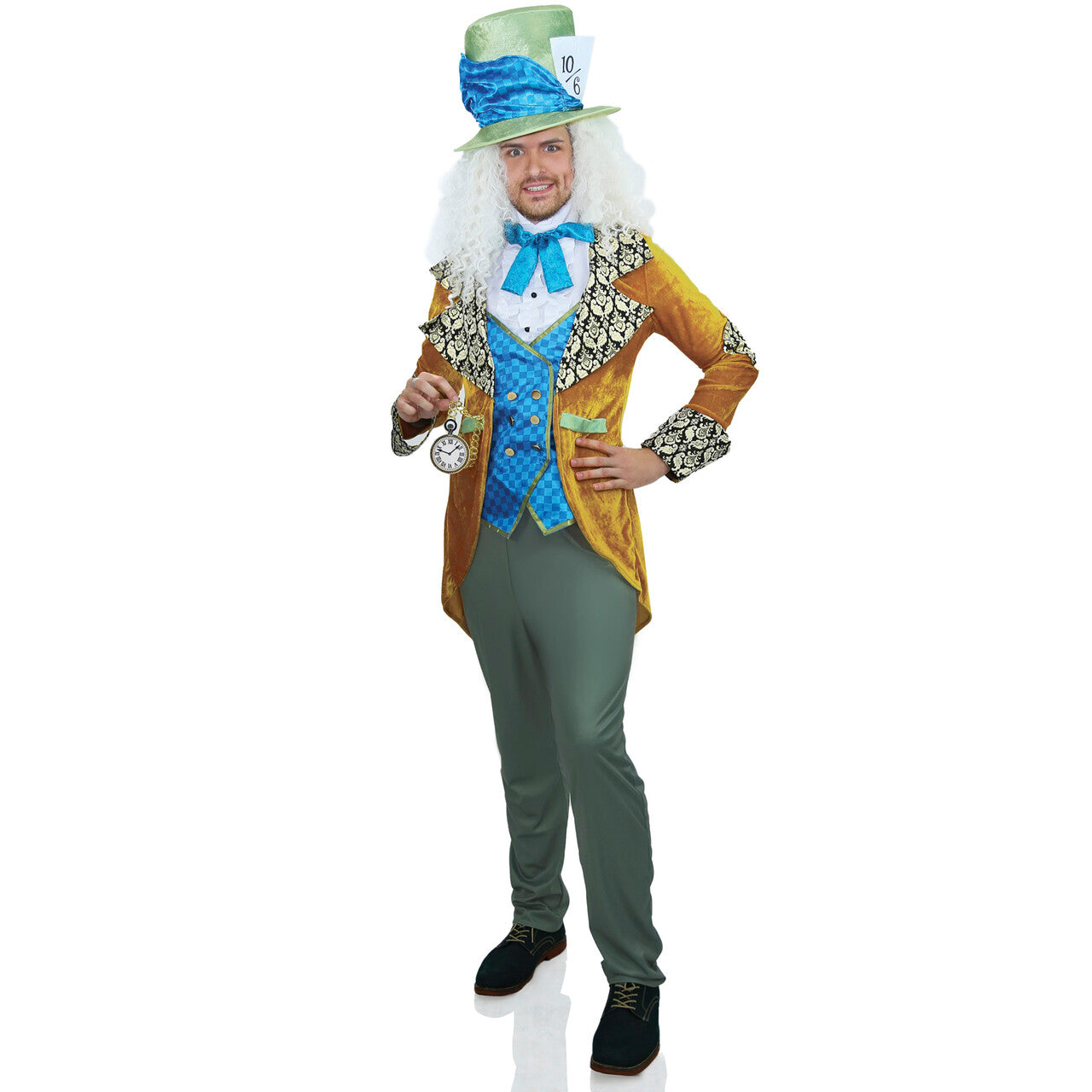 Op deze afbeelding zie je een Kostuums, van het merk Leg Avenue. Krankzinnig Knotsgek Mad Hatter Man Kostuum