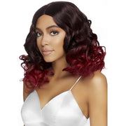 Op deze afbeelding zie je een Accessoires, van het merk Leg Avenue. Verstelbare Ombre Spoeling Pruik Twee Kleuren Bruin Rood