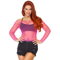 Netzstrumpfhose -Shirt Popster Rosa Damen
