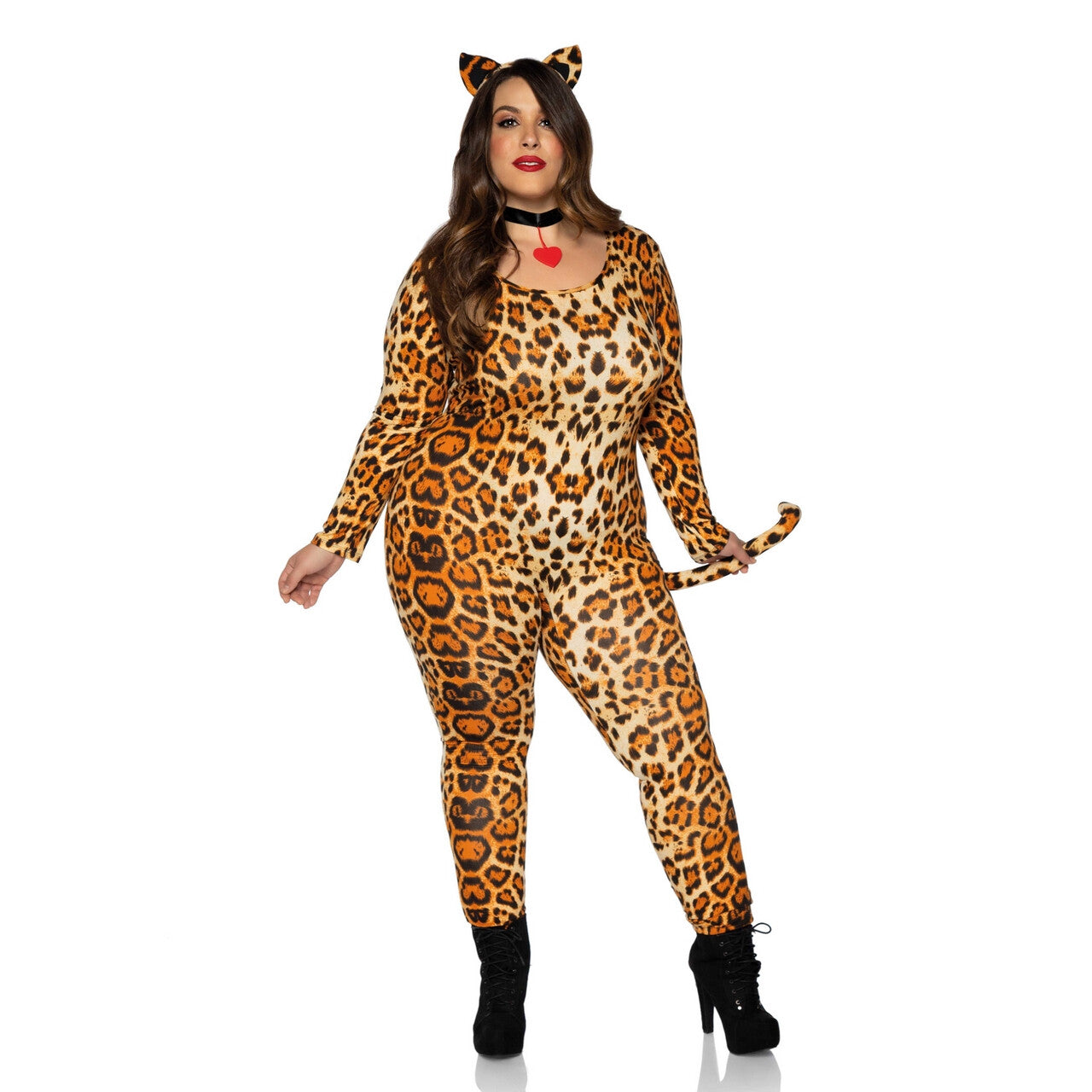 Op deze afbeelding zie je een Kostuums, van het merk Leg Avenue. Listige Luipaard Op De Loer Plus Size Vrouw Kostuum
