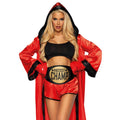 Miss Dynamite Boks Schlägt Champion Aus Damenkostüm