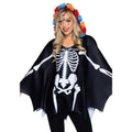 Tag Des Toten Skelettponchos Damen