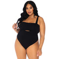 Schwarzes Oberteil Mit Bodyuit Plus Size Damenkostüm
