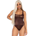 Bronze Spandex String Bodysuit Damen