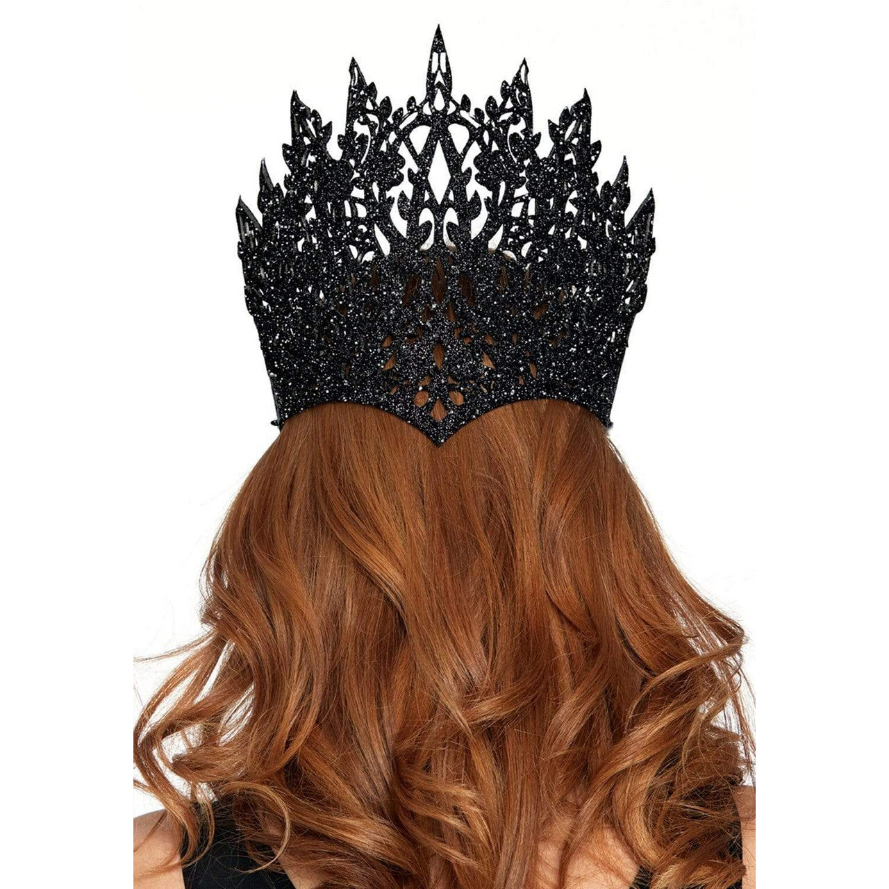 Op deze afbeelding zie je een Accessoires, van het merk Leg Avenue. Boze Koningin Zwarte Kroon Met Glitters