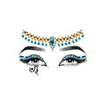 Cleopatra Gesichtsjuwelen Sticker