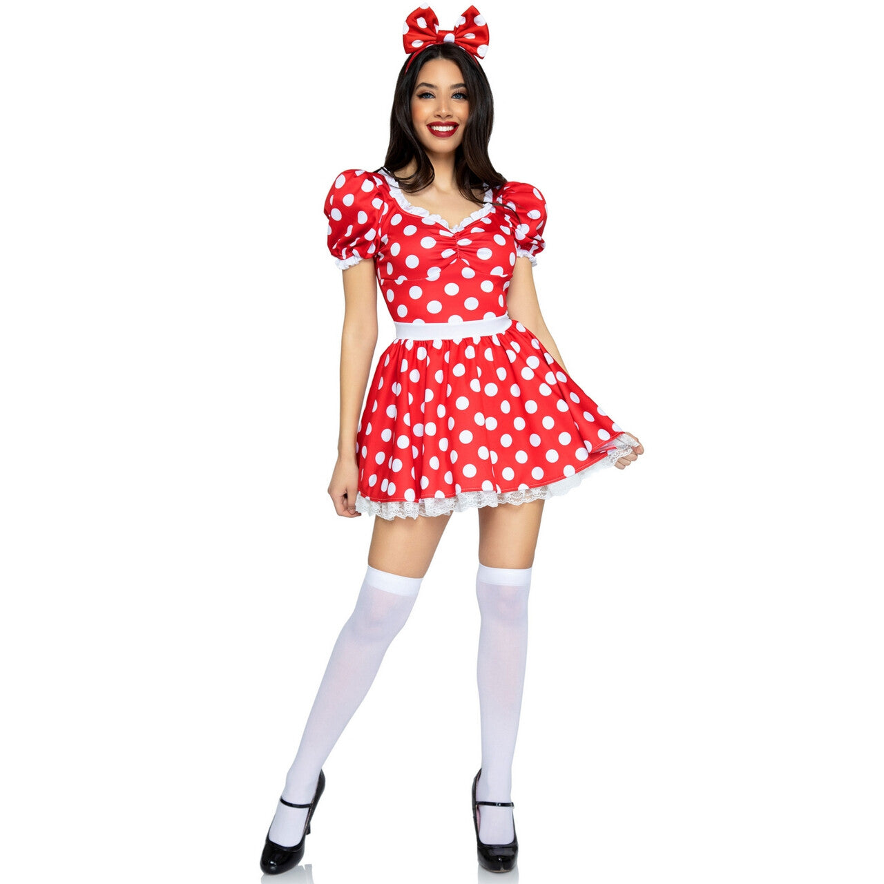 Op deze afbeelding zie je een Kostuums, van het merk Leg Avenue. Missy Minnie Muis Vrouw Kostuum