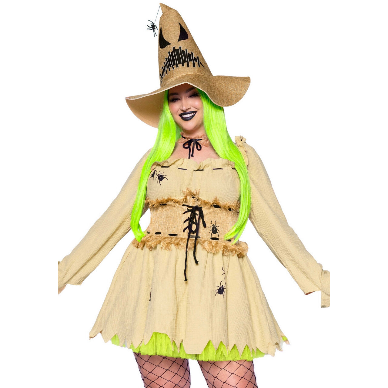 Op deze afbeelding zie je een Kostuums, van het merk Leg Avenue. Kriebelige Insect Heks Beetle Honey Plus Size Vrouw Kostuum