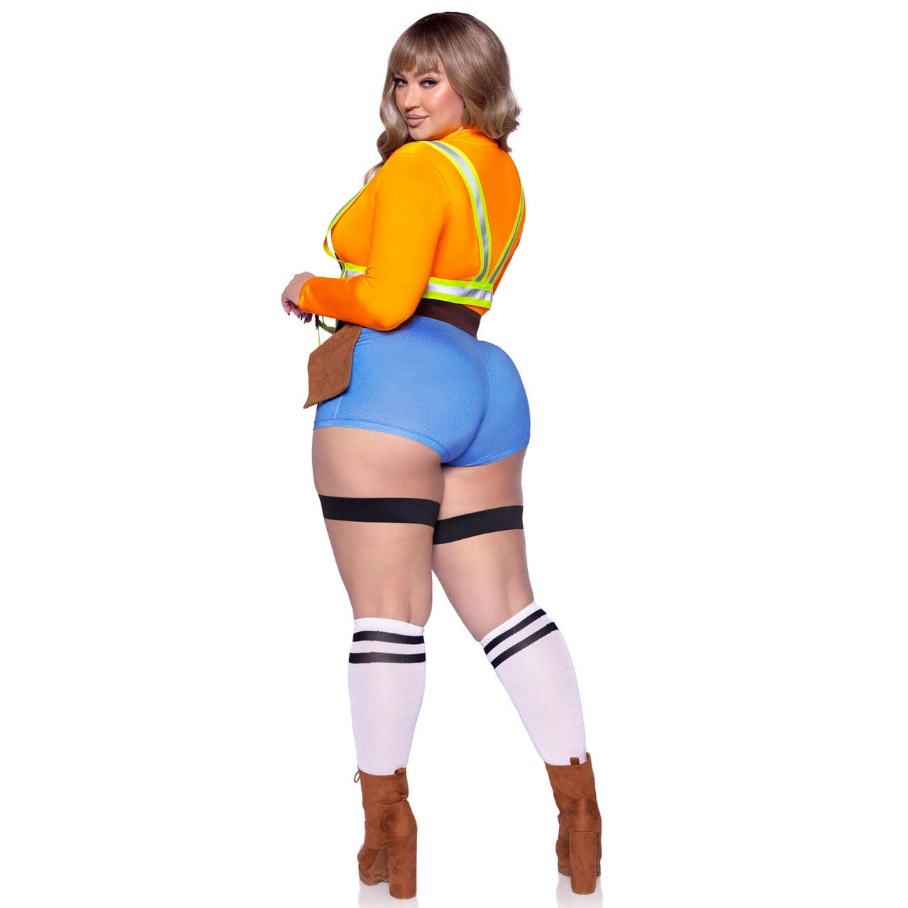 Op deze afbeelding zie je een Kostuums, van het merk Leg Avenue. Perfect Build Bouwvakker Plus Size Vrouw Kostuum