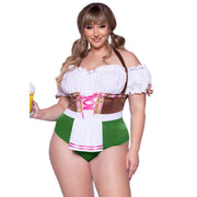 Op deze afbeelding zie je een Kostuums, van het merk Leg Avenue. Flirterige Fraulein Plus Size Vrouw Kostuum