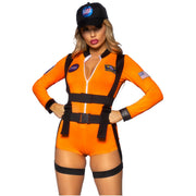 Op deze afbeelding zie je een Kostuums, van het merk Leg Avenue. Spicey Space Commander Vrouw Kostuum