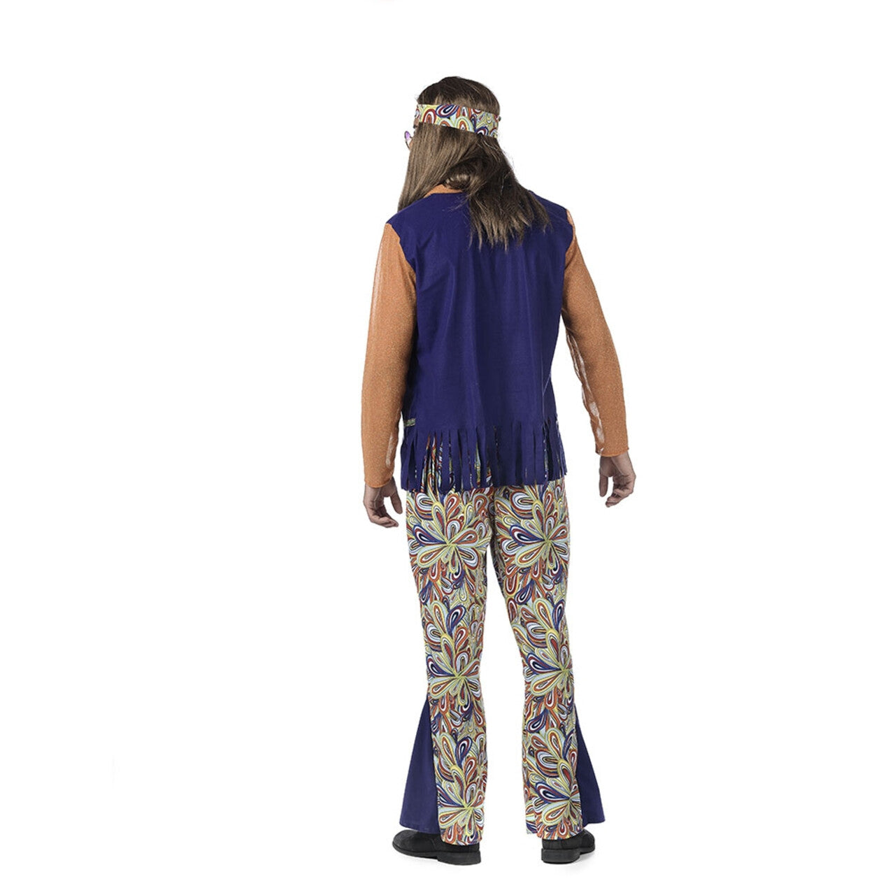 Op deze afbeelding zie je een Kostuums, van het merk Limit. Psychedelische Bloemen Hippie Dylan Man Kostuum