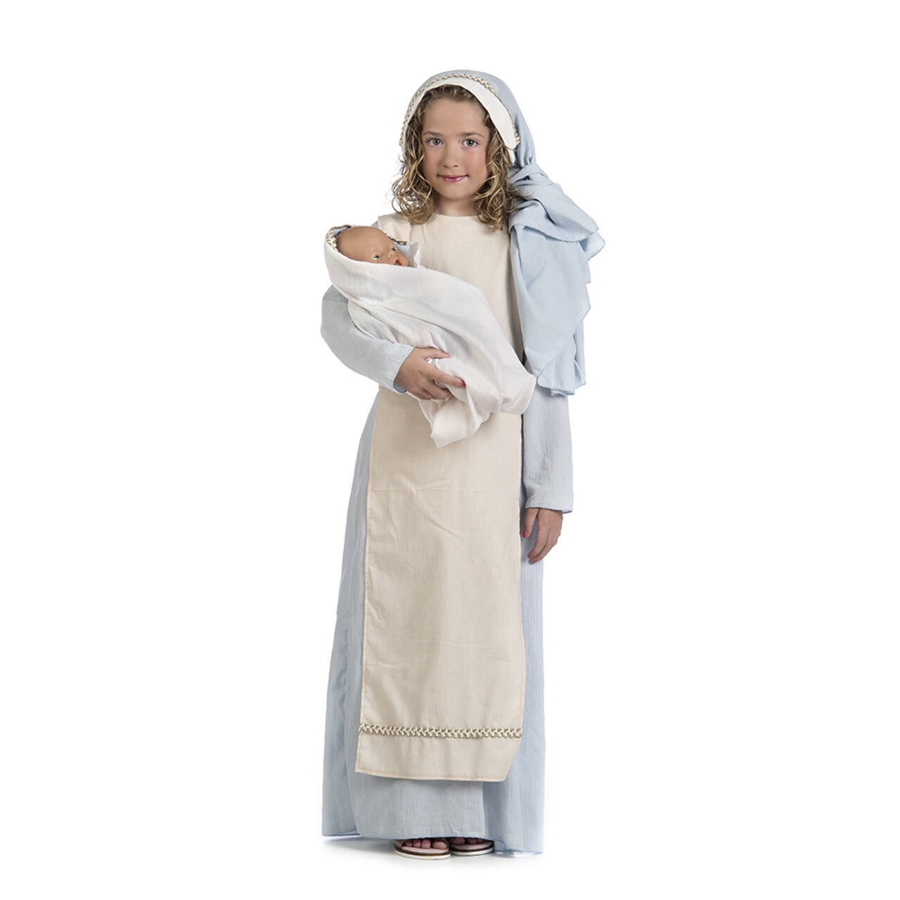 Op deze afbeelding zie je een Kostuums, van het merk Limit. Maagd Maria Moeder Van Jezus Meisje Kostuum
