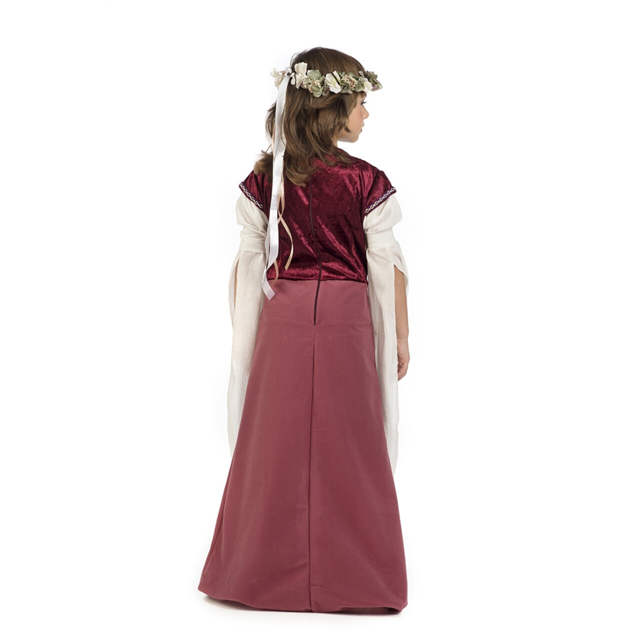 Op deze afbeelding zie je een Kostuums, van het merk Limit. Roze Hofdame Henriette Meisje Kostuum